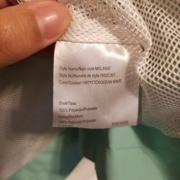 Mckinley Aquamax Elite Aqua Green Hiking Rain Womens Hooded Jacket - Picture 10 of 13